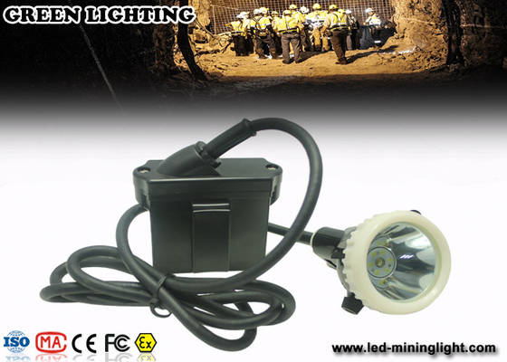 Búsqueda al aire libre minera del faro del casco/batería recargable brillante estupenda de Cap Lamp Lithium del minero del LED