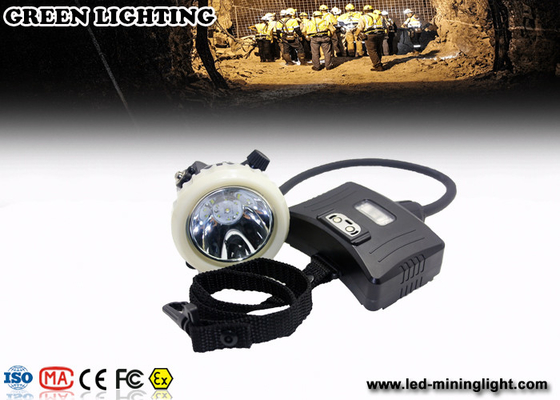 Poder más elevado 10000 peso ligero de las luces de Lux Superbirght Led Miners Lights/del casco de la explotación minera