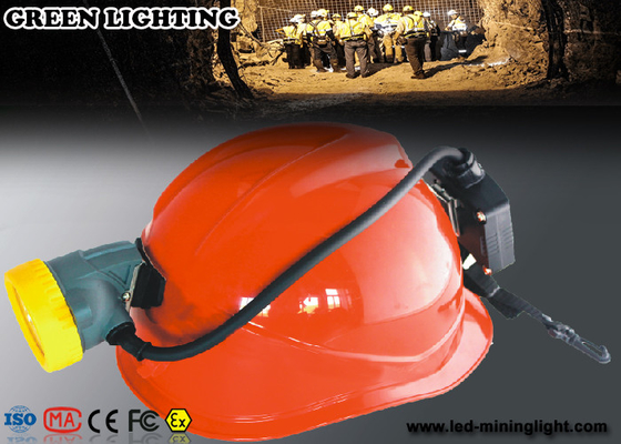 Faro impermeable recargable de los mineros de carbón IP68, lámpara de casquillo minera de 10000 Lux CREE LED