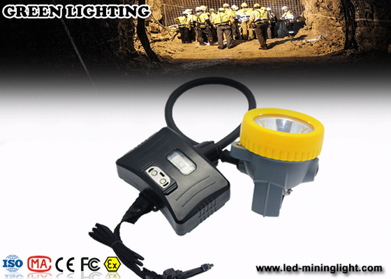 Faro impermeable recargable de los mineros de carbón IP68, lámpara de casquillo minera de 10000 Lux CREE LED