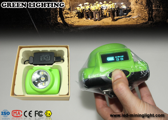 PC + ABS Cree Led Cordless Mining Lights con propósito el SOS, pantalla de OLED