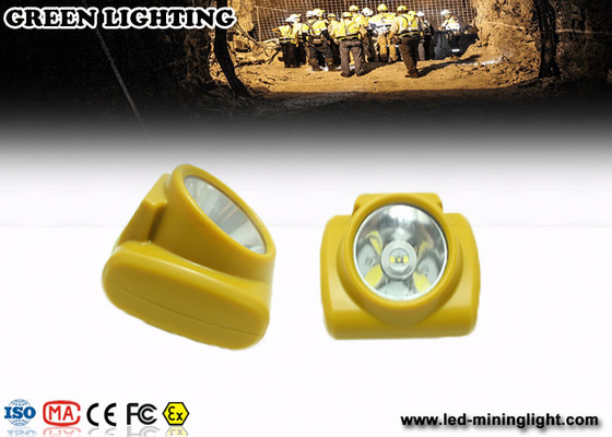 El casco minero sin cuerda colorido de encargo llevó luces con la iluminación de 4 modos