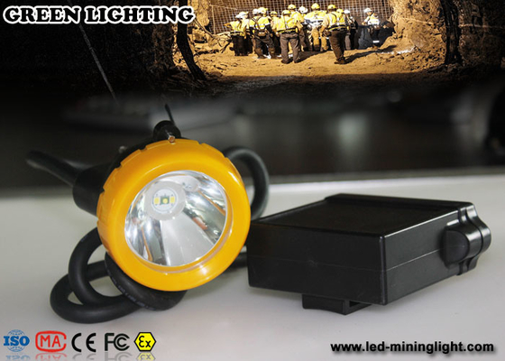 Cascos que minan las luces del casquillo, lámpara de casquillo minera llevada sin cuerda 12000lux ultra brillante