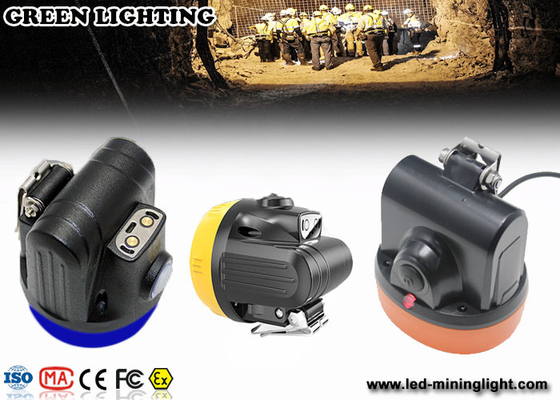 2.8Ah faro de los mineros de la batería de ión de litio IP68 LED para los cascos con el gancho de acero movible