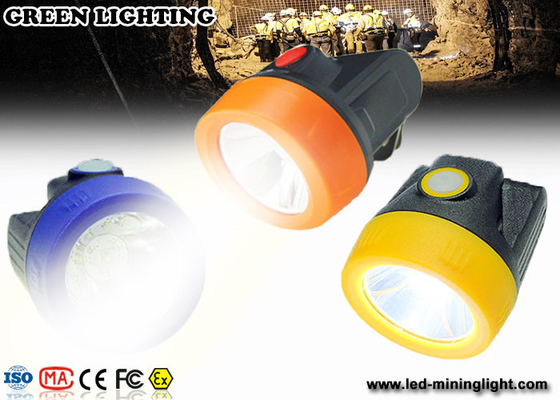 2.8Ah faro de los mineros de la batería de ión de litio IP68 LED para los cascos con el gancho de acero movible