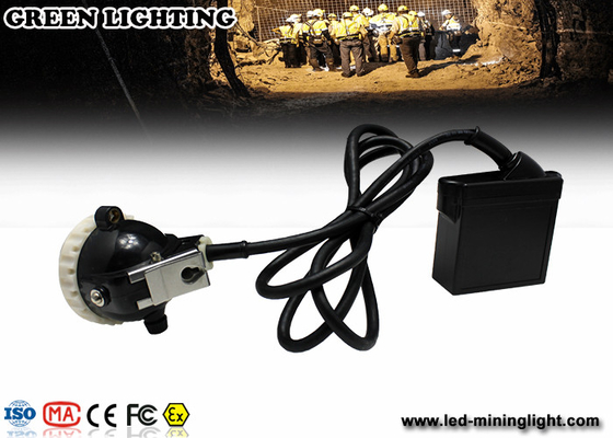 Lámpara minera del casquillo LED de la emergencia recargable, faro de la explotación minera de 1.11W 300mA