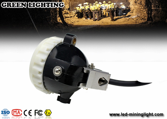 10000lux faro de la explotación minera del alto brillo LED, lámparas de casquillo subterráneos de 3.7V 6.6Ah