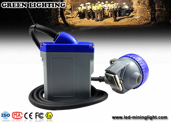 luz fuerte de la explotación minera de 4000lux LED, faro de la explotación minera de la emergencia con 6.6Ah 3.7V Li Ion Battery