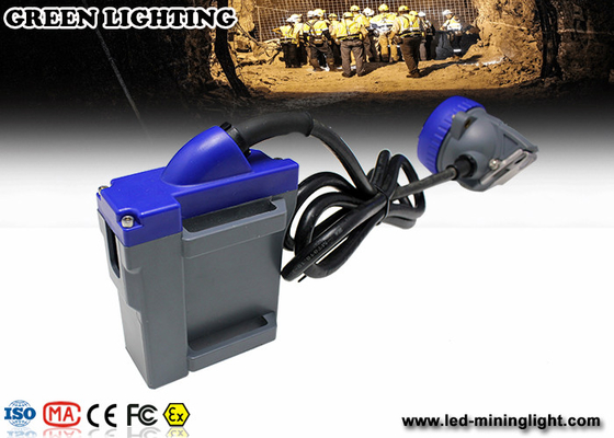 Luces mineras del casquillo de la explotación minera de la emergencia, luz minera del casco con el batería li-ion de 1*18650 6.6Ah