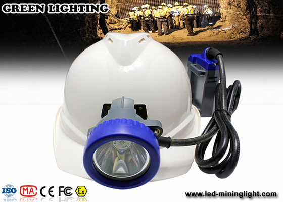 Luces mineras del casquillo de la explotación minera de la emergencia, luz minera del casco con el batería li-ion de 1*18650 6.6Ah