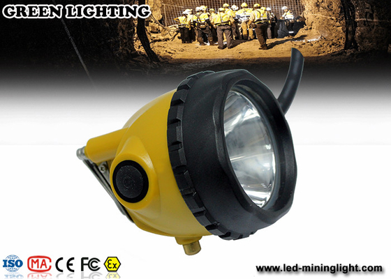 Lámpara de casquillo de los mineros de las luces del casquillo de la explotación minera del LED con la batería de 3.7V 10.4Ah SAMSUNG