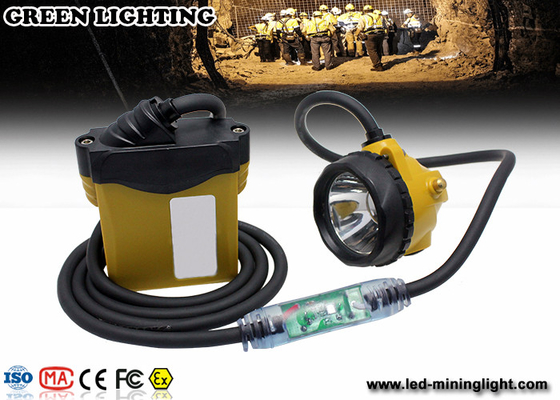 Lámpara de casquillo de los mineros de las luces del casquillo de la explotación minera del LED con la batería de 3.7V 10.4Ah SAMSUNG