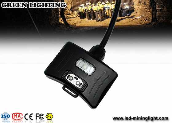 15000lux lámpara de casquillo impermeable ligera de los mineros IP68 de la explotación minera del alto brillo LED