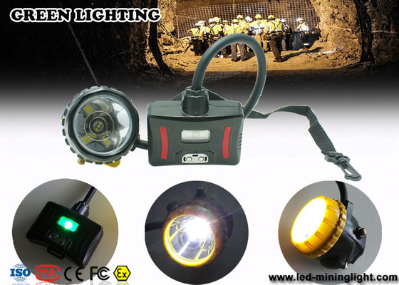 Lámpara de casquillo de carga de los mineros de la manera IP68 del LED dos con el piloto, 28000lux ultrabrillante