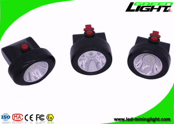 Msha aprobó las luces mineras sin cuerda del casquillo, minero negro portátil Lamp con 15 horas de tiempo de iluminación