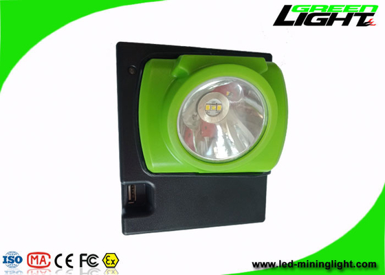 Faro inalámbrico de los mineros de carbón, luces mineras del casco con 15 horas de tiempo de iluminación