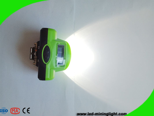 Faro inalámbrico de los mineros de carbón, luces mineras del casco con 15 horas de tiempo de iluminación