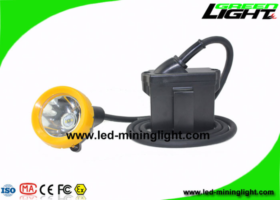 luz a prueba de explosiones del casco de mineros 7.8Ah subterráneo con el casquillo del botón del silicio