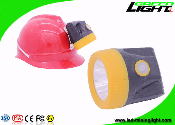 Faro recargable impermeable de los mineros IP68 10000 lux con la cáscara colorida y 220g fácil llevar