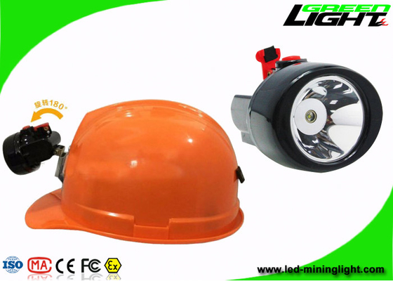 Poder más elevado sin cuerda modificado para requisitos particulares al aire libre de la lámpara de casquillo de la explotación minera del LED recargable