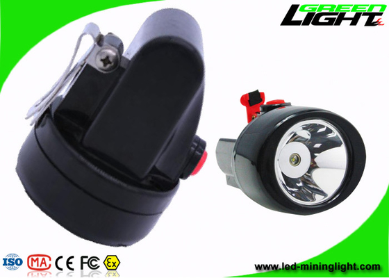 2,8 ah faro sin cuerda recargable, lámpara del LED de casquillo de los mineros de la hora de largo laborable