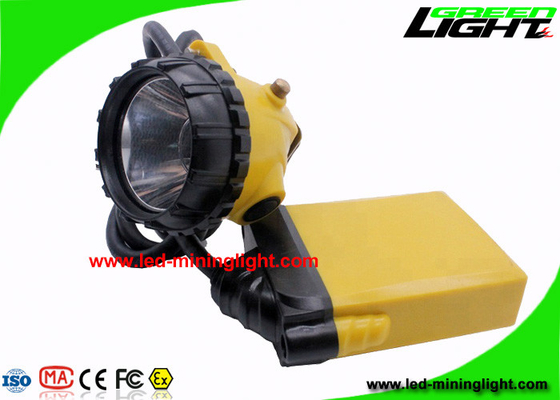 Brillo impermeable de la lámpara de mineros del LED 25000lux con 10,4 ah capacidades grandes de la batería