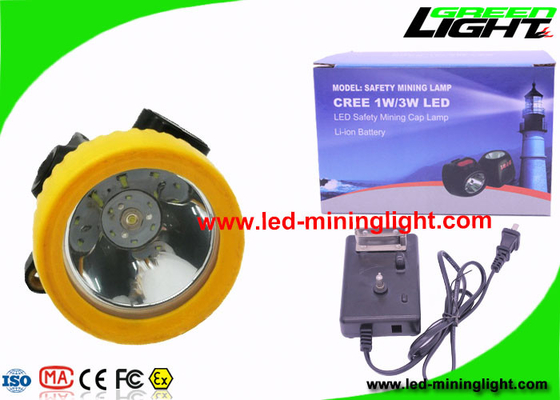 Tiempo de la larga vida del faro de Li - de Ion Battery Rechargeable Miners Cree LED