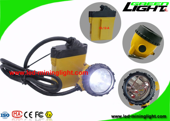 Faro de la explotación minera de 25000 lux LED, lámpara de casquillo de los mineros de la seguridad 10.4Ah a prueba de explosiones