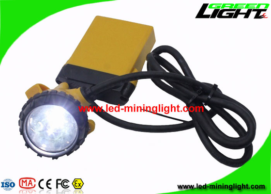 luces mineras portátiles del casquillo 10.4Ah, luz recargable del casco de mineros de la luz larga