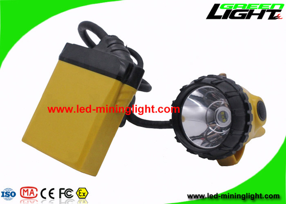 luces mineras portátiles del casquillo 10.4Ah, luz recargable del casco de mineros de la luz larga