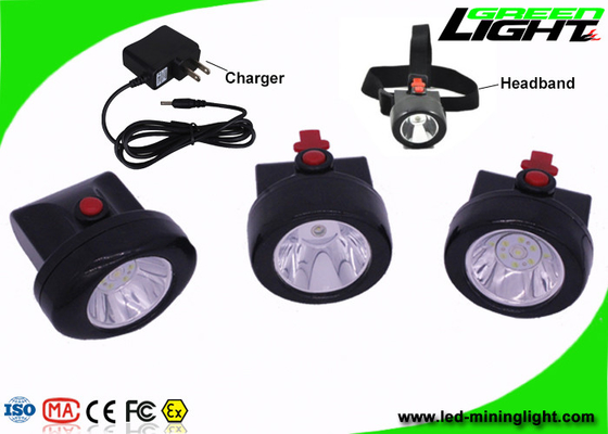 3.7V Li - horas de tiempo de iluminación de Ion Battery Mining Cap Lights 13 recargables - 15