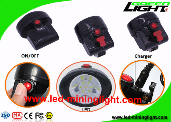 3.7V Li - horas de tiempo de iluminación de Ion Battery Mining Cap Lights 13 recargables - 15