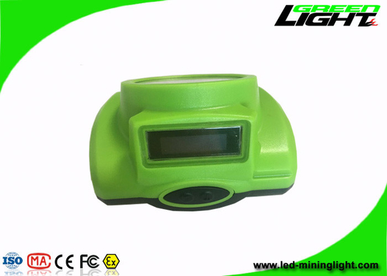 verde 3.7V sin cuerda de la lámpara de casquillo de los mineros del brillo 13000lux con la PC Shell