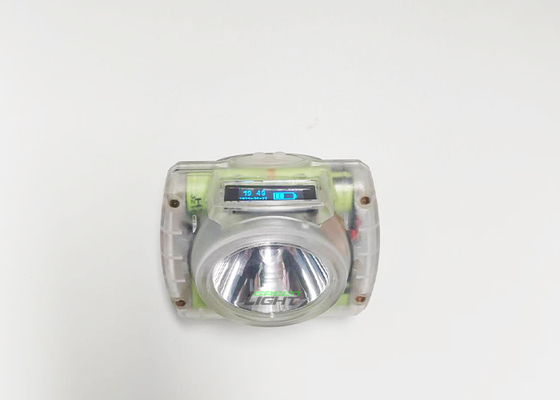 Lámpara minera LED inalámbrica recargable a prueba de explosiones IP68, lámpara de minero con pantalla OLED de 25000Lux