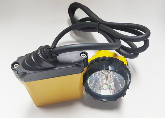 Luz de alta intensidad 10400mah 348lum Recargable Led Lámpara de minería Cap Lámpara de minería de carbón 25000lux