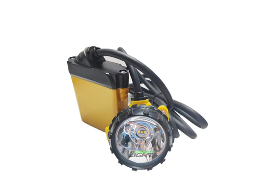 25000 Lux Luz de minería de carbón subterránea Lámpara de tapa de minería de led recargable 10.4Ah Con cargador