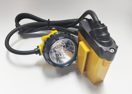 25000 Lux Luz de minería de carbón subterránea Lámpara de tapa de minería de led recargable 10.4Ah Con cargador