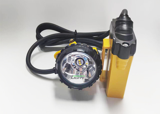 Lámpara minera de carbón de 348lum 3W LED recargable, lámparas de cabeza de seguridad para mineros, batería de gran capacidad de 10.4Ah