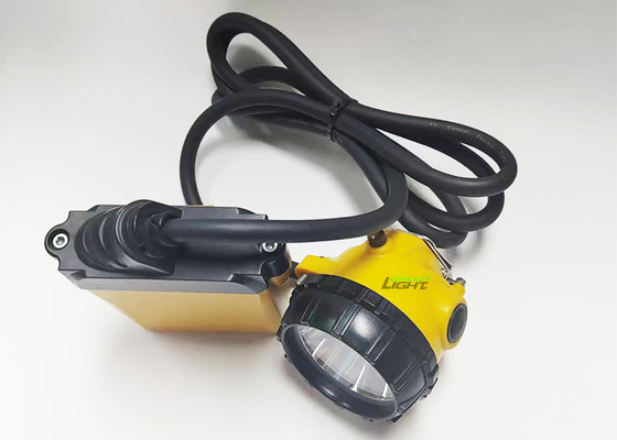 Lámpara minera de carbón de 348lum 3W LED recargable, lámparas de cabeza de seguridad para mineros, batería de gran capacidad de 10.4Ah
