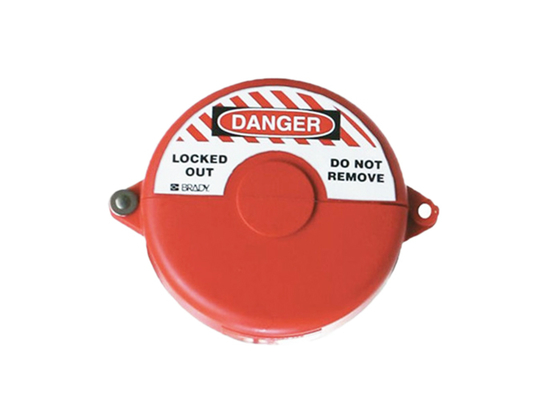 Bloqueo de válvula de compuerta de color rojo para válvulas de 25 mm-330 mm, Bloqueo de válvula de compuerta estándar, material ABS
