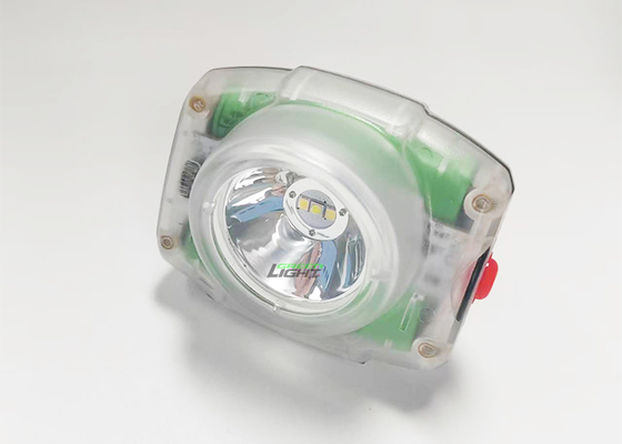 199g tamaño compacto impermeable LED Casco lámpara de minería faro 23000lux 4.4W potente luz de minería