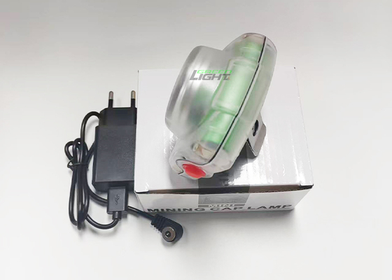 199g tamaño compacto impermeable LED Casco lámpara de minería faro 23000lux 4.4W potente luz de minería