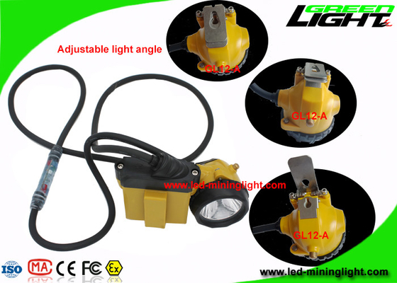 La lámpara de explotación minera recargable del LED modificó color para requisitos particulares con la luz de la advertencia de seguridad