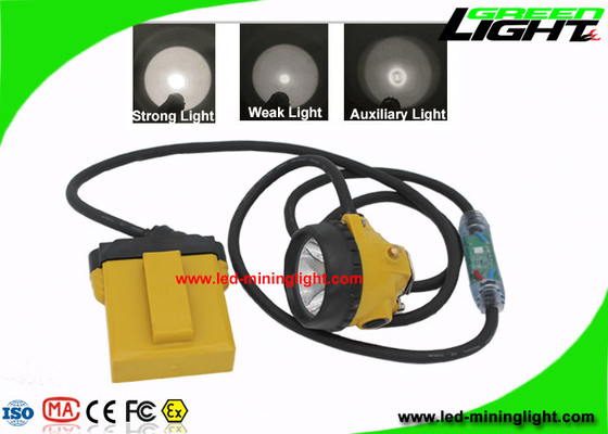 La lámpara de explotación minera recargable del LED modificó color para requisitos particulares con la luz de la advertencia de seguridad