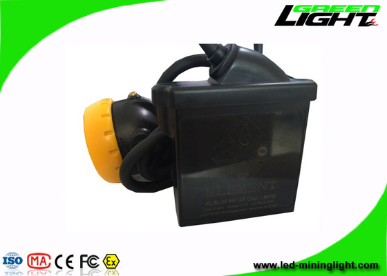 el paquete del batería li-ion 7.8Ah ató con alambre la luz minera del LED, minando luces del casquillo con la PC negra/anaranjada Shell