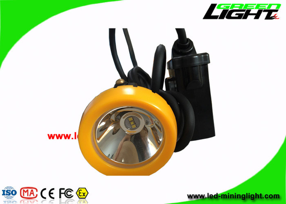 el paquete del batería li-ion 7.8Ah ató con alambre la luz minera del LED, minando luces del casquillo con la PC negra/anaranjada Shell