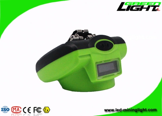 Luz de la explotación minera del color verde LED, lámpara de mineros del LED con el cargador USB 13000lux