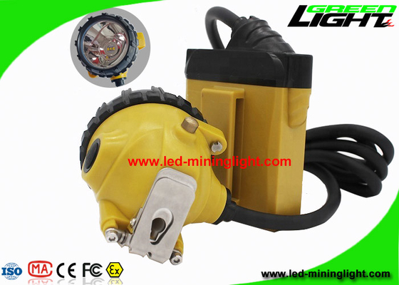 advertencia alta-baja de la energía baja de Cree With Cable SOS del haz de la luz del casco de mineros 10.4Ah