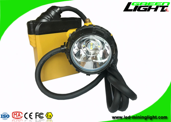 IP68 la explotación minera de la prenda impermeable LED enciende 10.4Ah la ayuda de cuidado de la energía baja del cable SOS