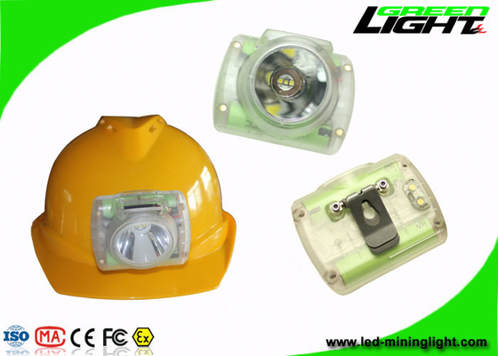 15000 pantalla del material OLED del ABS de la PC de Lux Mining Cap Lights con el cuerpo transparente